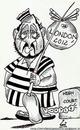 Cartoon: In London fortune favours a Jai (small) by mindpad tagged commonwealth,games,corruption,london,olympics,2012,suresh,kalmadi,caricature,cartoon,satire