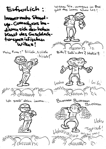 Cartoon: deutscher humor (medium) by herr Gesangsverein tagged tja