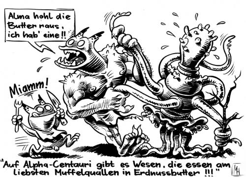 Cartoon: erdnussbutter (medium) by herr Gesangsverein tagged butter
