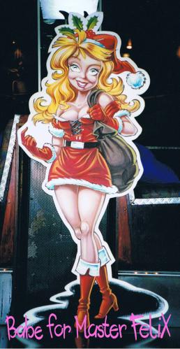 Cartoon: x-mas girl (medium) by herr Gesangsverein tagged xmas