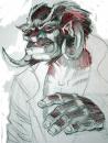 Cartoon: goblin (small) by herr Gesangsverein tagged monster