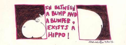 Cartoon: Bump and Bumper (medium) by abhishekattp tagged cartoon