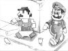 Cartoon: Marios (small) by Playa from the Hymalaya tagged super,mario,video,game,alcoholic