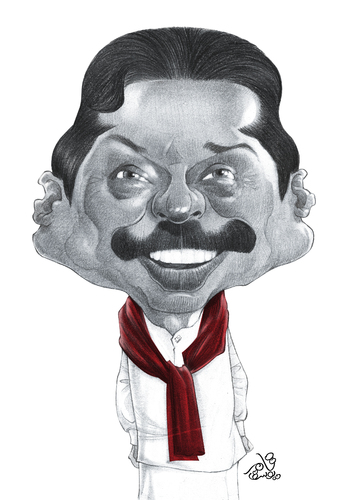 Cartoon: Manhinda Rajapaksa (medium) by tamer_youssef tagged manhinda,rajapaksa,sri,lanka,catoon,caricature,portrait,pencil,art,sketch,by,tamer,youssef,egypt