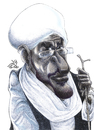Cartoon: Sadiq al-Mahdi (small) by tamer_youssef tagged sadiq al mahdi sudan catoon caricature portrait pencil art sketch by tamer youssef egypt