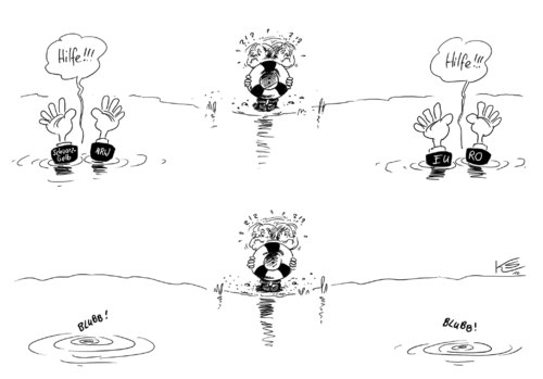 Cartoon: Blubb (medium) by Stuttmann tagged nrw,wahl,merkel,euro