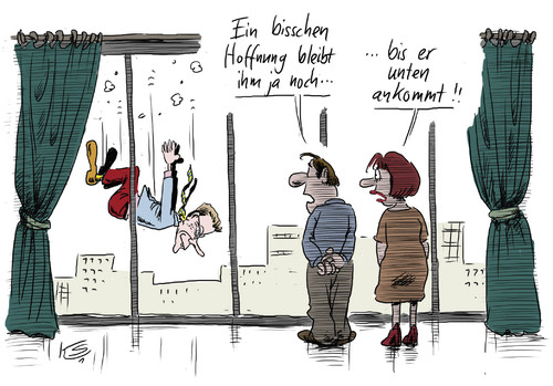 Cartoon: Hoffnung (medium) by Stuttmann tagged hoffnung,westerwelle,fdp