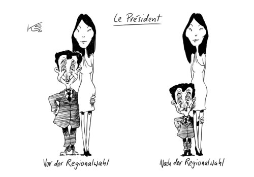 Cartoon: President (medium) by Stuttmann tagged sarkozy,regionalwahl,frankreich,bruni,sarkozy,regionalwahl,frankreich,bruni,wahlen,wahl,region