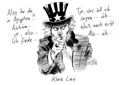 Cartoon: Sam (medium) by Stuttmann tagged ägypten,mubarak,usa,obama,egypt,ägypten,mubarak,usa