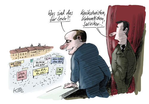 Cartoon: Silvio (medium) by Stuttmann tagged silvio,berlusconi,italien