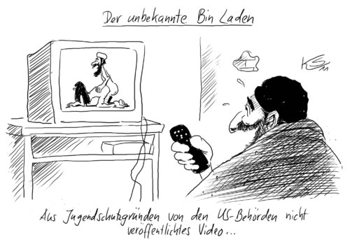 Cartoon: Video (medium) by Stuttmann tagged video,osama,bin,laden,video,osama bin laden,terrorist,osama,bin,laden
