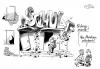 Cartoon: Bildungsreisende (small) by Stuttmann tagged bildungsreise cdu merkel bundeskanzlerin schulen hochschule bildung besuch bildungsituation hochschulene
