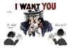 Cartoon: Er meint mich... (small) by Stuttmann tagged usa,election,president,wahlen,obama,romney
