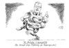 Cartoon: Körpersprache (small) by Stuttmann tagged körpersprache,westerwelle,libyen