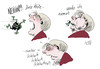 Cartoon: Kroete (small) by Stuttmann tagged kröte merkel