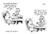 Cartoon: Super-Cool! (small) by Stuttmann tagged banker,banken,neoliberal,schwarzgelb,westerwelle,merkel,cdu,fdp