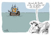 Cartoon: Von Bord (small) by Stuttmann tagged piraten,ponader