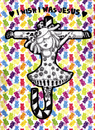 Cartoon: i wish i was jesus (small) by Svarty tagged jesus,girl,sweet,cross,crucifixion