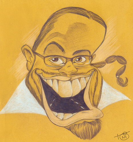 Cartoon: Self Caricature (medium) by Toni DAgostinho tagged toni,dagostinho