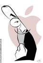 Cartoon: Steve Jobs (small) by Toni DAgostinho tagged steve jobs