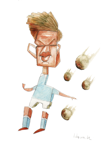 Cartoon: De Bruyne (medium) by horate tagged soccer