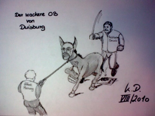 Cartoon: O.-bürgermeister - Duisburg (medium) by tobelix tagged loveparade,duisburg,oberbürgermeister,sauerland,verantwortung,schauspiel,tobelix