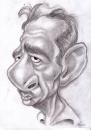 Cartoon: Man with white streak in hair (small) by subwaysurfer tagged caricature,man,pencil