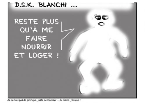 Cartoon: DSK blanchi (medium) by chatelain tagged humour