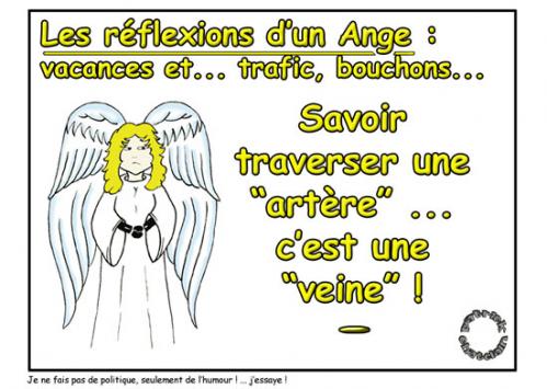 Cartoon: LES VACANCES suite 2 (medium) by chatelain tagged humour,vacances,france,ch,tis