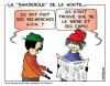 Cartoon: LA BANDEROLE DE LA HONTE (small) by chatelain tagged banderole,football,lenc,psg,