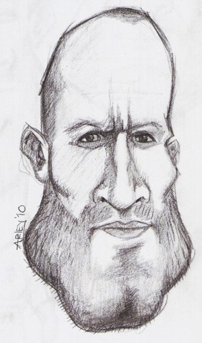 Cartoon: Jason Statham sketch (medium) by Arley tagged jason,statham,transporter,peliculas