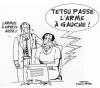 Cartoon: Tetsu ne dessinera plus ... (small) by CHRISTIAN tagged tetsu,dessinateur,humour,