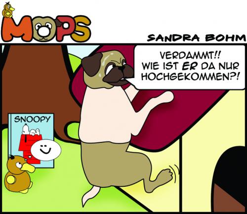 Cartoon: Snoopy (medium) by Sandra tagged mops,pet,dog