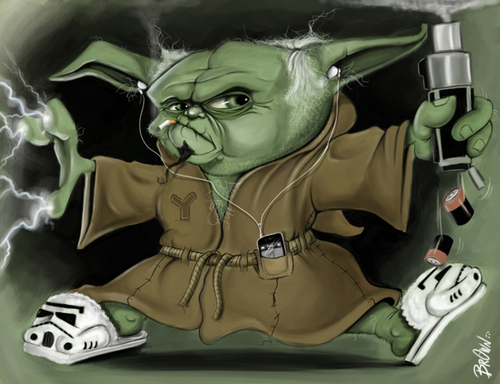 Cartoon: YO Yoda (medium) by tooned tagged illustration,caricature,cartoon
