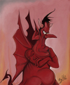 Cartoon: The devil made me do it (small) by tooned tagged cartoon caricature illustration
