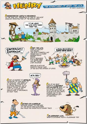 Cartoon: Henry the Lion (medium) by Abonaut tagged comic,henry,lion,valentinelli,tbm,newspaper,newspapermarketing,comicstrip