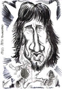 Cartoon: PETE TOWNSHEND-1970s (small) by Tim Leatherbarrow tagged pete,townshend,who