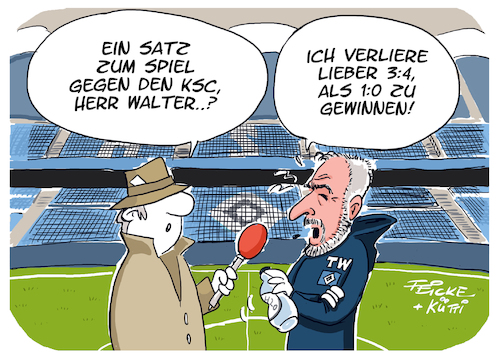 HSV - Tim Walter zum KSC-Spiel