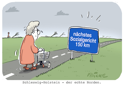 Cartoon: Justizreform Schleswig Holstein (medium) by FEICKE tagged justiz,reform,schleswig,holstein,sozialgericht,arbeitsgericht,gericht,protest,ministerin,justiz,reform,schleswig,holstein,sozialgericht,arbeitsgericht,gericht,protest,ministerin