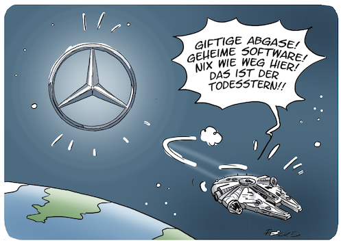 Mercedes Todesstern