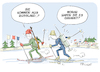 Cartoon: Aus Russland (small) by FEICKE tagged olympia,doping,russland,biathlon