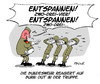 Cartoon: Bundeswehrburnout (small) by FEICKE tagged bundeswehr,bericht,wehrbeauftragter,zunahme,frust,burout,burn,out,truppe,militär,therapie