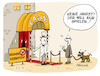 Cartoon: Der will nur spielen (small) by FEICKE tagged hund,glücksspiel,wortspiel,casino,roulette