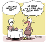 Cartoon: Diät (small) by FEICKE tagged kuchen,diät,gesundheit,gute,laune