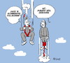 Cartoon: Fallschirm klemmt (small) by FEICKE tagged fallschirm,bungee,treffen,freizeit,sport,extremsport,fallschirmspringen