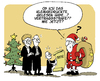 Cartoon: Juristenweihnacht (small) by FEICKE tagged jurist,anwalt,notar,richter,klage,weihnachtsmann,geschenk