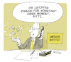 Cartoon: Letzte Umfrage (small) by FEICKE tagged bundestag,wahl,deutschland,cdu,spd,umfrage,meinung,forscher