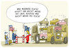 Cartoon: Strafzölle (small) by FEICKE tagged usa,amerika,trump,merkel,strafzölle,handelskrieg,auto,export,import,whiskey