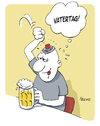 Cartoon: Va..vadder..Vaddertach! (small) by FEICKE tagged himmelfahrt,vatertag,trinken,saufen,vater,herrentag