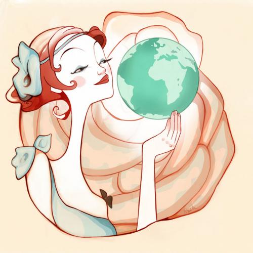 Cartoon: Planet (medium) by Enita tagged illustration,digital,art,acad,canada,alberta,calgary,wacom,photoshop
